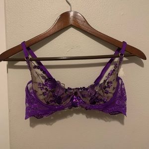 Honey Birdette Whitney Bra (indigo)